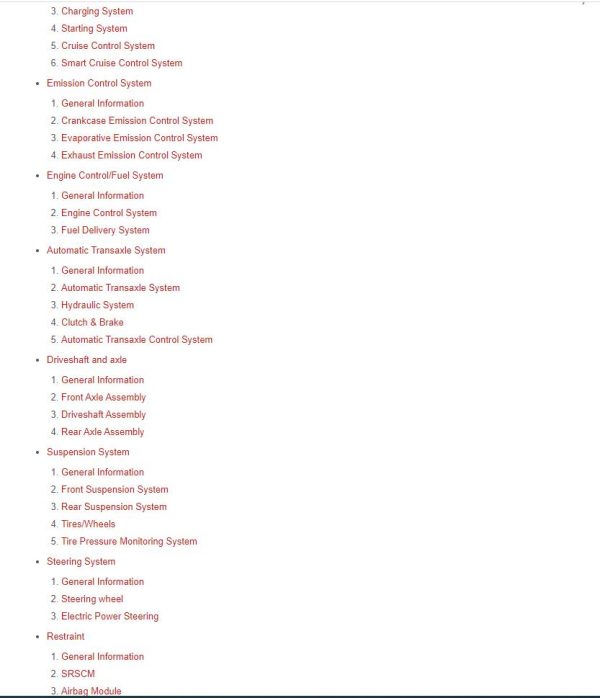 Hyundai Azera 2011 2021 Service Manual 2