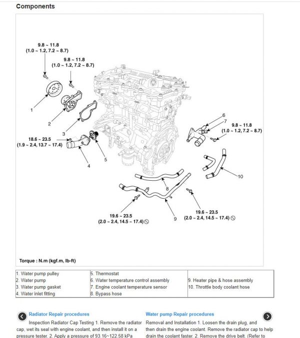 Hyundai Tucson LM 2010 2015 Service Manual 2