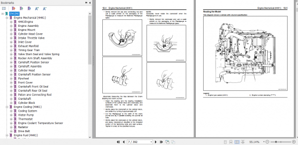 Isuzu 2008MY N Series 4HK1 4JJ1 Engine Workshop Manual EN 3