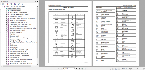 Isuzu 2009 2012MY N Series Workshop Manual Wiring Diagram CNG model LGWIRCNG WE 0991AU 3rd EN 2