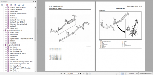 Isuzu 2010 2012MY N Series Workshop Manual Engine 4HK1 model LG4HK WE 1001 5th EN 4