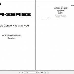 Isuzu LR490 LR Bus Series ETM 2019 Model Workshop Manual EN 1