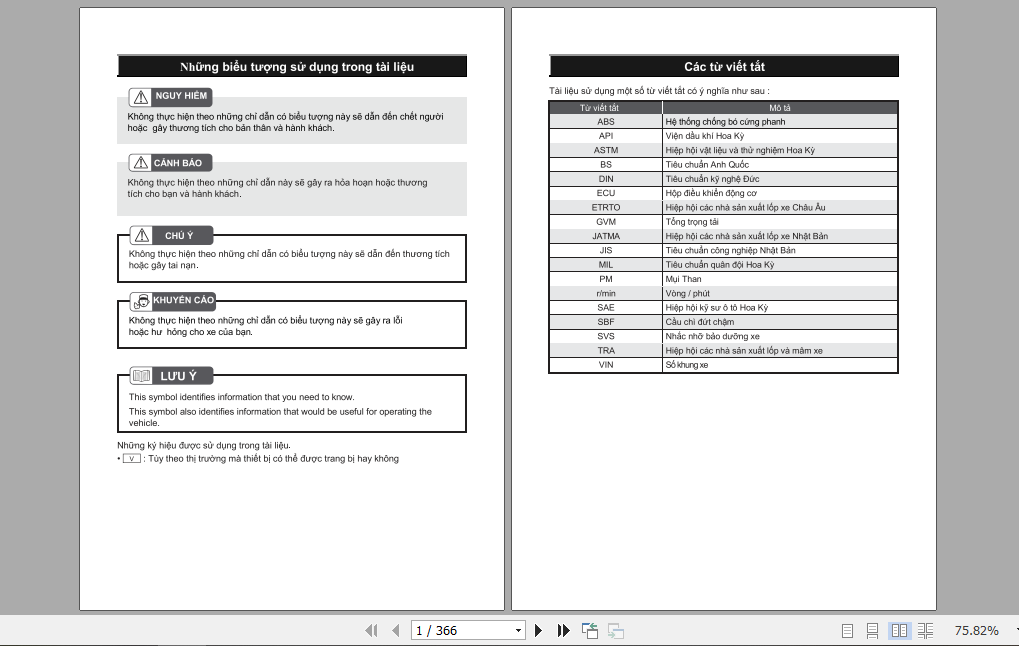 Isuzu LV BUS Final Series User Manual Operation and Maintenance Manual Vietnamese 1
