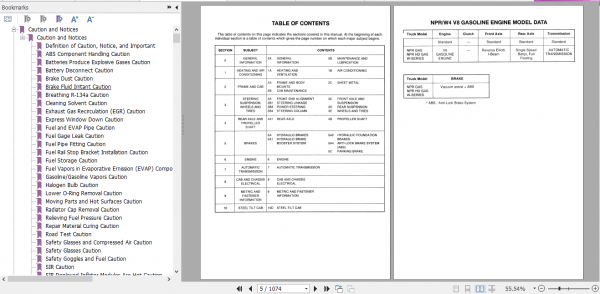 Isuzu N Series 2002 Workshop Manual N R 99 03 02 E 3