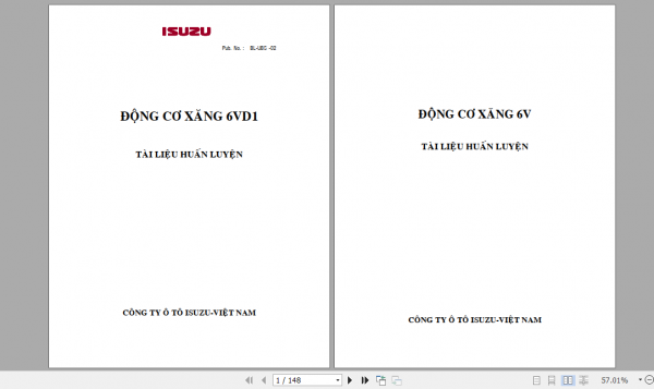 Isuzu Truck Repair Training Manuals Vietnamese 1