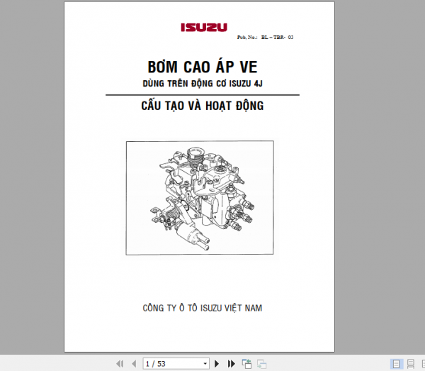 Isuzu Truck Repair Training Manuals Vietnamese 2