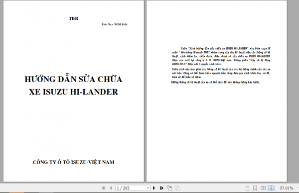 Isuzu Truck Repair Training Manuals Vietnamese 3