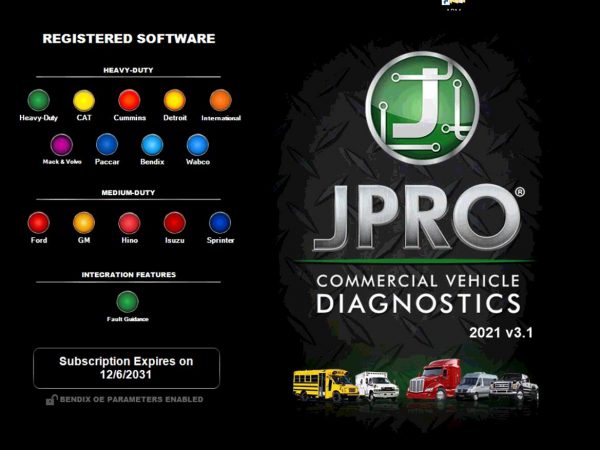 JPRO Commercial Vehicle Diagnostics JPRO 2021 v3 11 1