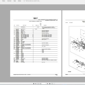 John Deere Articulated Dump Truck 250D 300D Parts Manual T189850A 2