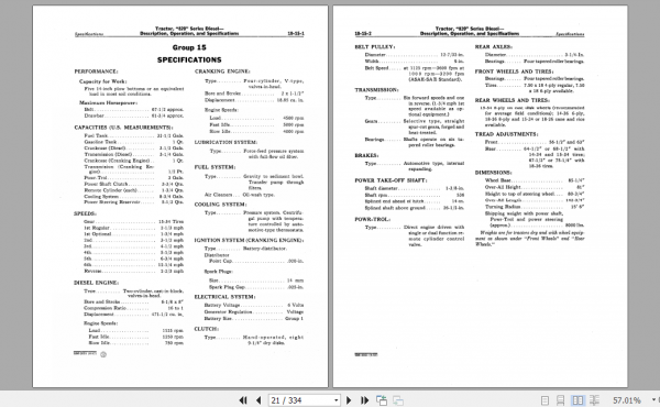 John Deere Diesel Tractor 820 830 80 Series Service Manual SM2021 2