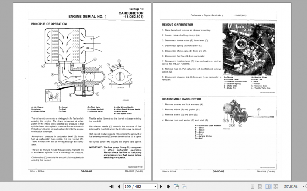 John Deere Hydrostatic Tractor 317 Technical Manual TM1208 3