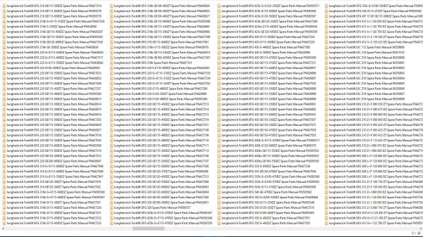 Jungheinrich Forklift 3.24 GB PDF Spare Parts Patalog EN DVD 3