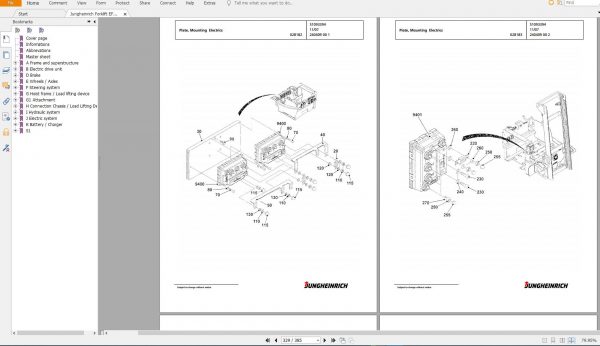 Jungheinrich Forklift 3.24 GB PDF Spare Parts Patalog EN DVD 7