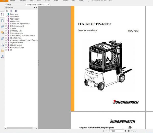 Jungheinrich Forklift 3.24 GB PDF Spare Parts Patalog EN DVD 8