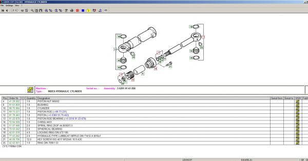 Liebherr Lidos Offline COT 11.2021 Spare Parts Catalog DVD 2