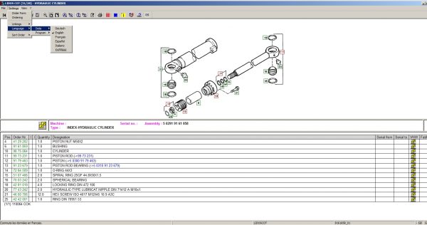 Liebherr Lidos Offline COT 11.2021 Spare Parts Catalog DVD 5