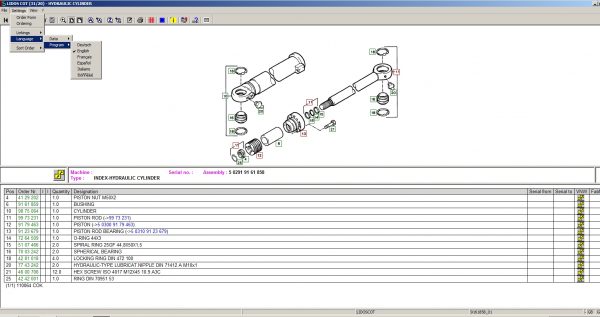 Liebherr Lidos Offline COT 11.2021 Spare Parts Catalog DVD 6
