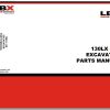 Link Belt Excavator 130 LX Schematics Operators Parts Service Manual 3 1