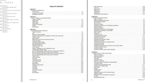 Link Belt Excavator 130 X2 LC Schematics Operators Service Manual 1