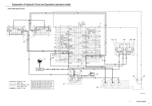 Link Belt Excavator 130 X2 LC Schematics Operators Service Manual 2 1