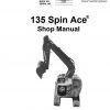 Link Belt Excavator 135 SPIN ACE MSR Schematics Operators Service Manual 3