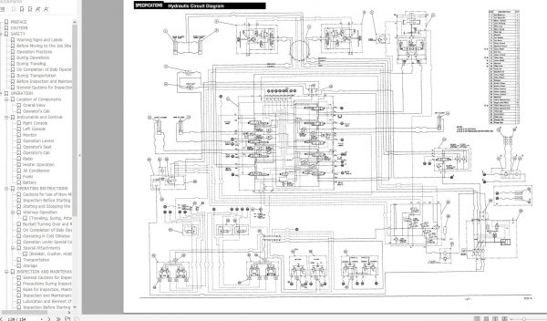 Link Belt Excavator 1600 Q Quantum Schematics Operation Shop Manual 3