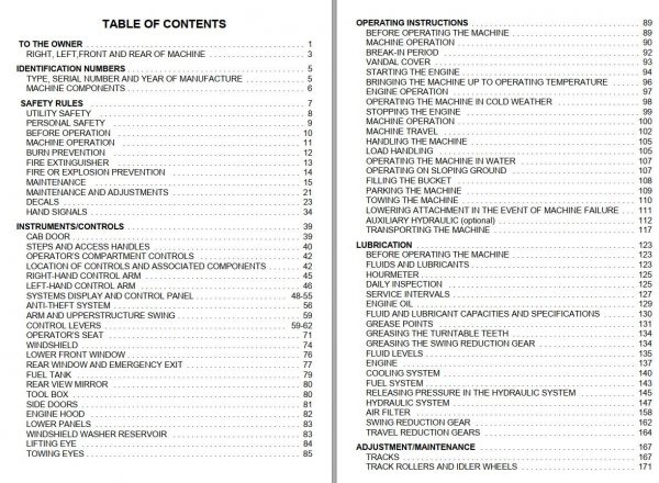 Link Belt Excavator 210 LX EX Schematics Operators Part Service Manual 4