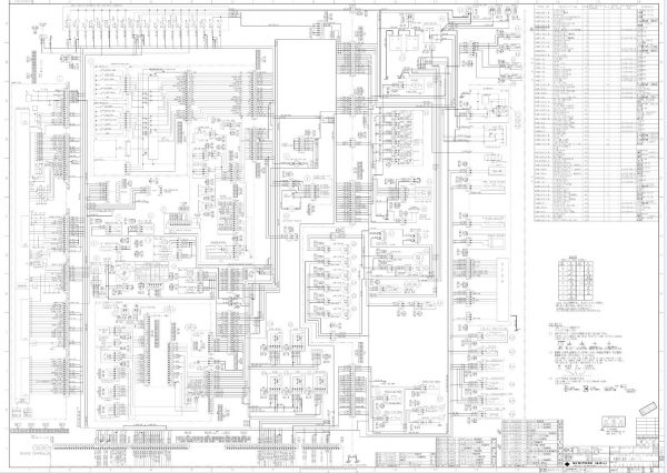 Link Belt Excavator 210 LX TL FC Electrical Schematic Hydraulic Schematic 2