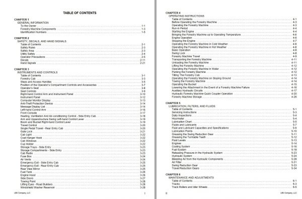 Link Belt Excavator 210 X2 Forestery Operation Manual 2