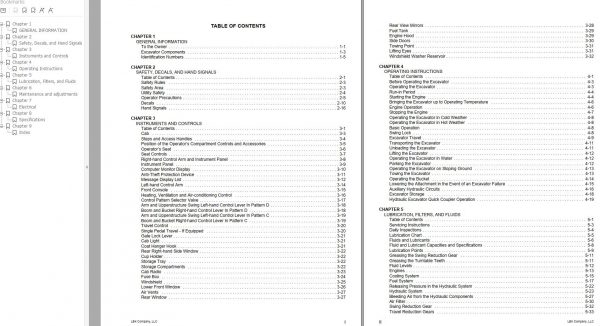 Link Belt Excavator 210 X2 LF Schematics Operators Shop Service Manual 1