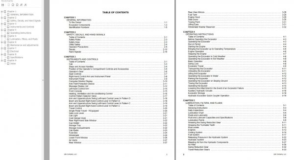 Link Belt Excavator 210 X2 Schematics Operators Shop Workshop Service Manual 1