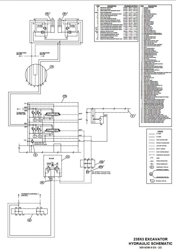 Link Belt Excavator 235X3 SPIN ACE Schematics Operators Service Manual 4
