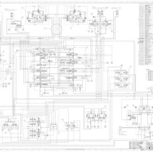 Link Belt Excavator 240 LX LF Electrical Schematic Hydraulic Schematic 1