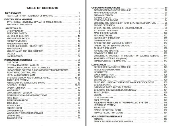 Link Belt Excavator 240 LX Schematics Operators Service Manual 1