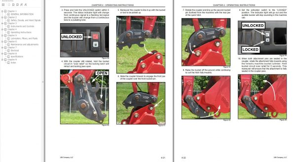 Link Belt Excavator 240 X2 FHW Operation Manual 2