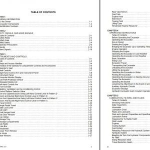 Link Belt Excavator 240 X2 Schematics Operators Parts Service Manual 1
