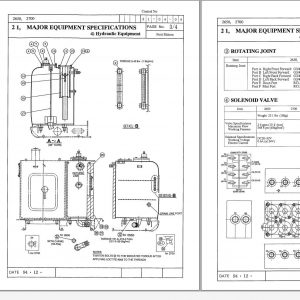 Link Belt Excavator 2650 Q2 Quantum Schematics Operation Shop Manual 1