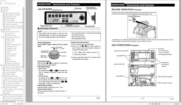 Link Belt Excavator 2650 Q2 Quantum Schematics Operation Shop Manual 2