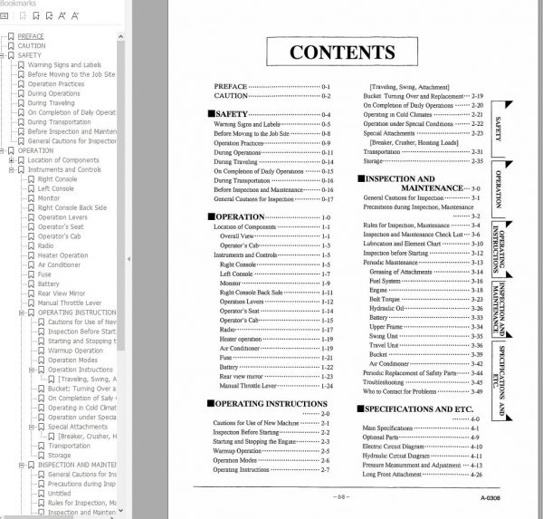 Link Belt Excavator 2800 Q1 HP Quantum Operation Shop Manual 2