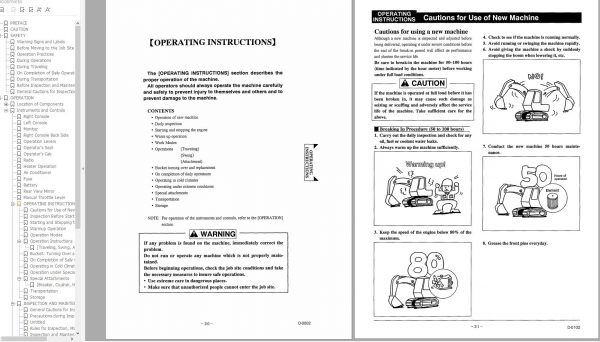Link Belt Excavator 2800 Q1 HP Quantum Operation Shop Manual 3