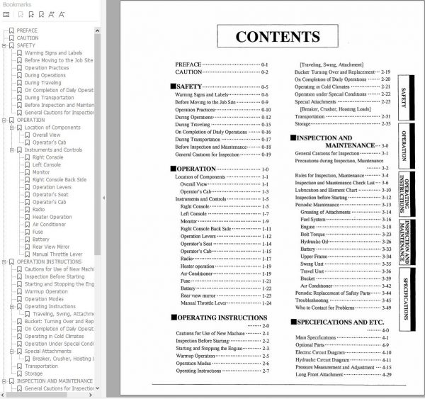Link Belt Excavator 2800 Q2 TL Quantum Operation Shop Manual 1