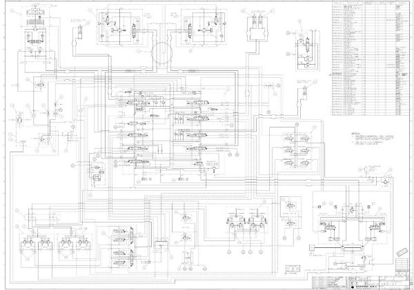 Link Belt Excavator 290 LX TL Electrical Hydraulic Schematics 2