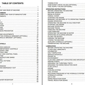 Link Belt Excavator 330 LX DHP Operators Service Manual 1