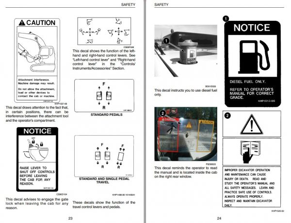 Link Belt Excavator 330 LX DHP Operators Service Manual 2