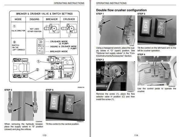 Link Belt Excavator 330 LX EX Schematics Operators Parts Service Manual 2