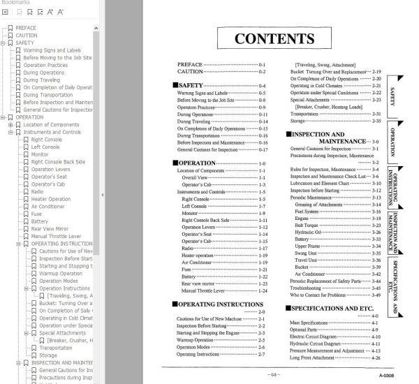 Link Belt Excavator 3400 Q1 LF Quantum Schematics Operation Shop Manual 3