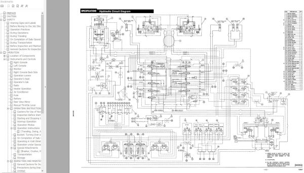 Link Belt Excavator 3400 Q1 TL Quantum Schematics Operation Shop Manual 1