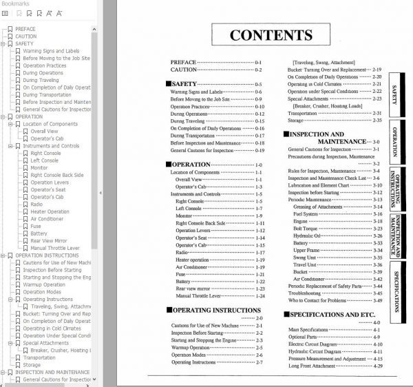Link Belt Excavator 3400 Q2 Quantum Schematics Operation Shop Manual 1