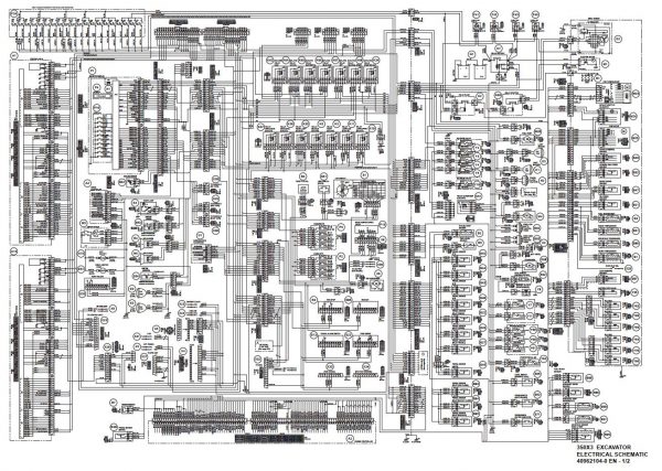Link Belt Excavator 350 X3 Schematics Operators Service Manual 4