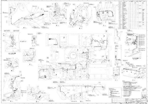 Link Belt Excavator 360 X2 Electric Parts Wire Harness Assy Operation Manual 1 1